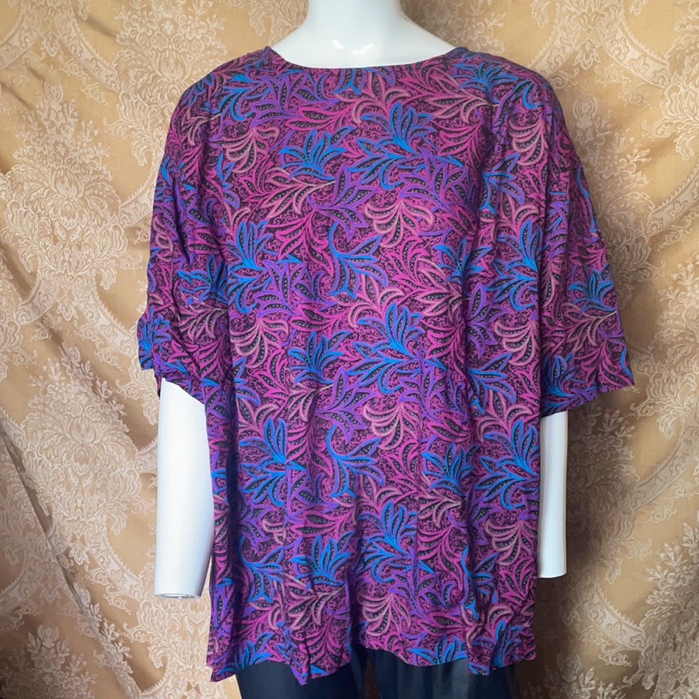 Plus Size Maggie Mcnaughton Vintage Top Gem